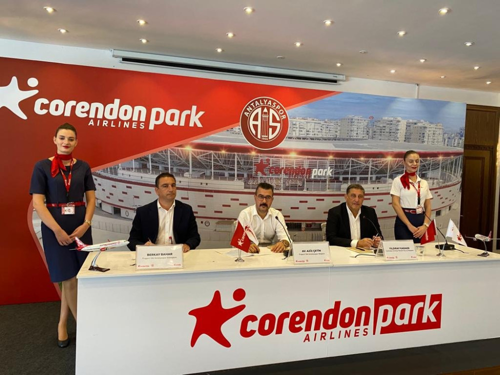 Antalyaspor Stadyumu’nun ismi “Corendon Airlines Park Antalya” oldu