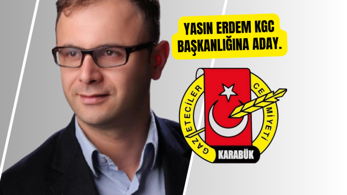 Yasin Erdem, Karabük Gazeteciler Cemiyeti Başkanlığına Adaylığını Açıklıyor